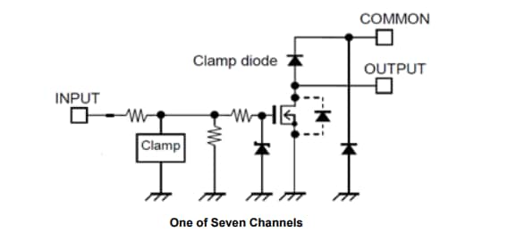 Diodes Incorporated ULN62003A DMOS-Arrays
